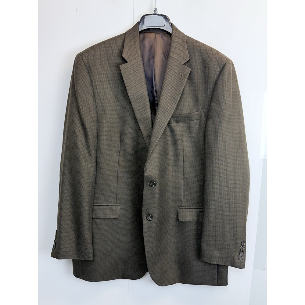 Chaps Men's Size 44L Brown Sport Coat Blazer Jacket‎ 2-Button